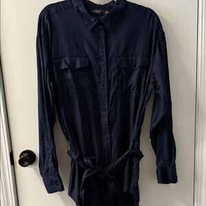 Lauren Ralph Lauren Men's Navy Button Down Shirt